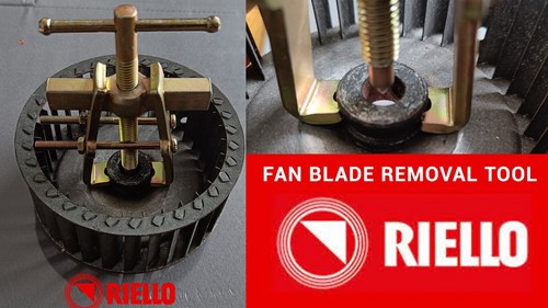 Riello oil burner fan - oil, blade